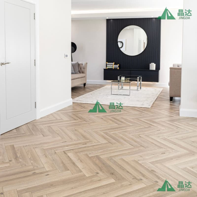 Grey Oak Herringbone Laminate Flooring