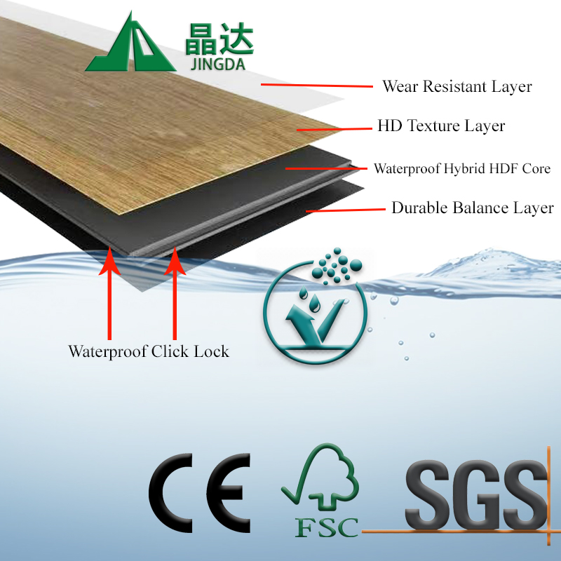 10mm Hybrid Waterproof Laminate Flooring 10mm Hybrid Waterproof Laminate Flooring