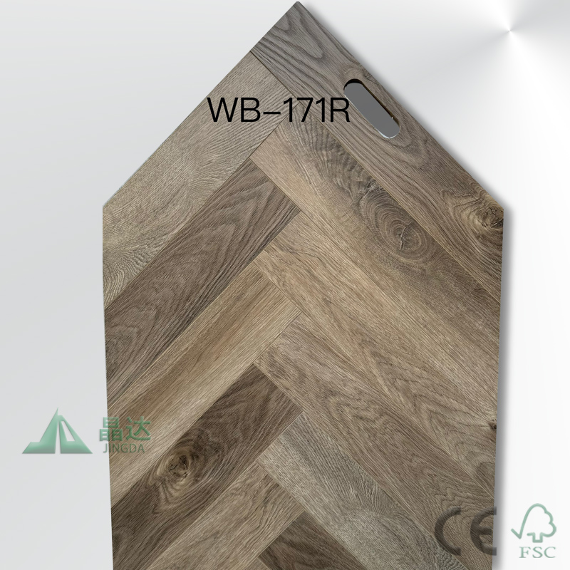 Grey Oak Herringbone Flooring