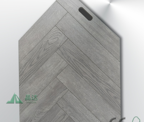 Light Grey Herringbone Floor