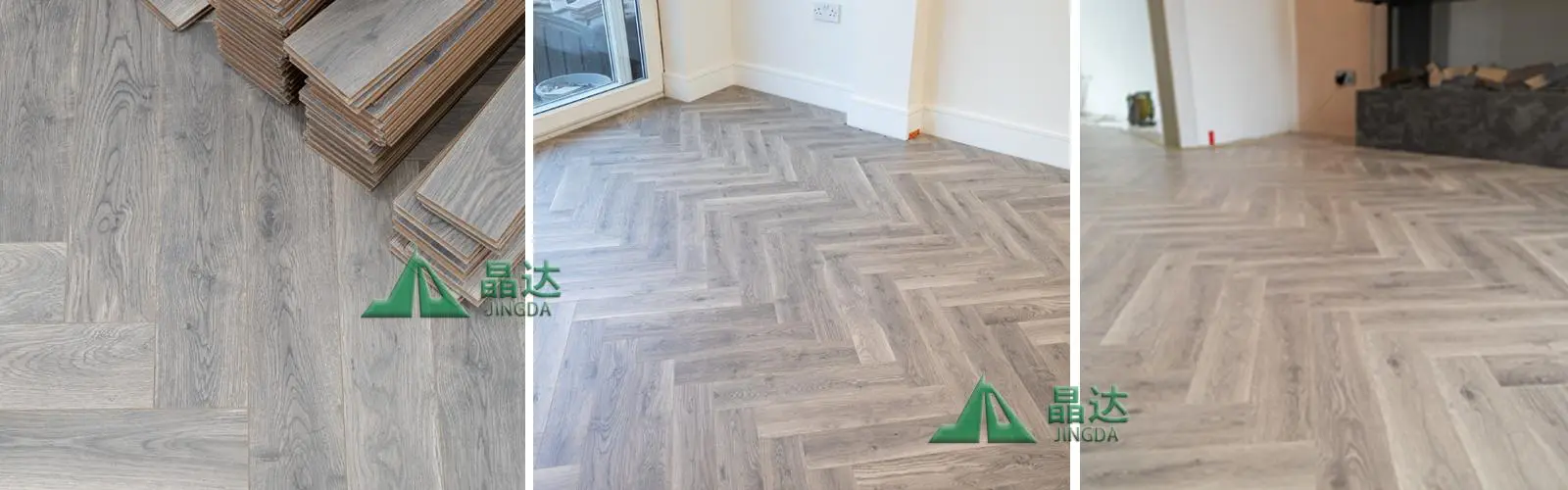 12mm AC5 Premium Grey Oak Herringbone Laminate Flooring 12mm AC5 Premium Grey Oak Herringbone Laminate Flooring